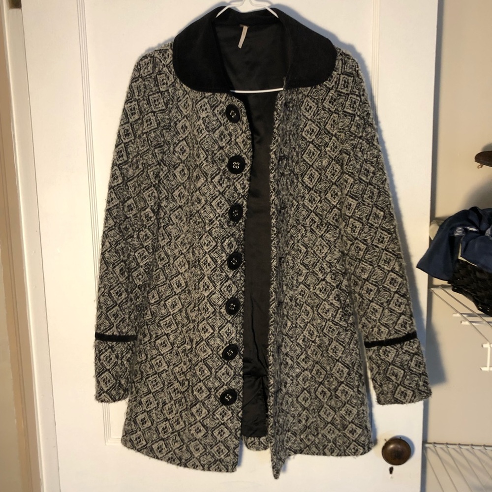 Free People Button-Up Wool Petticoat Size 2